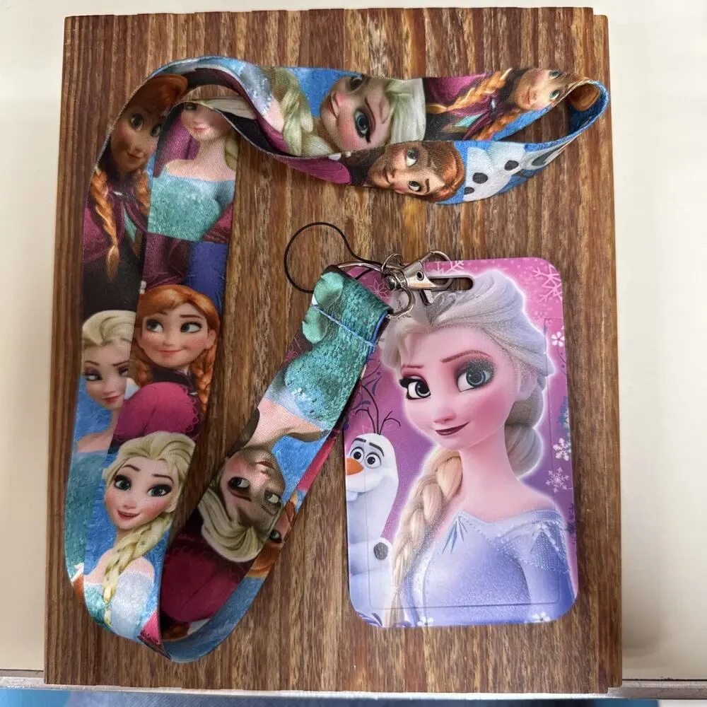 Frozens Elsa Badge ID Holder w/ Lanyard